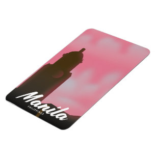 Imán Afiche de viaje de Filipinas en Manila.