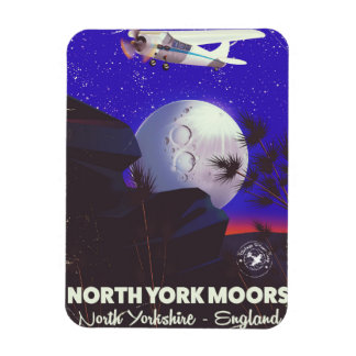 Imán Afiche de viaje de los moros de Inglaterra del Nor