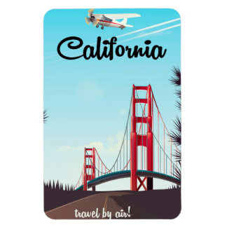 Imán Afiche de viaje de Personalizados de California