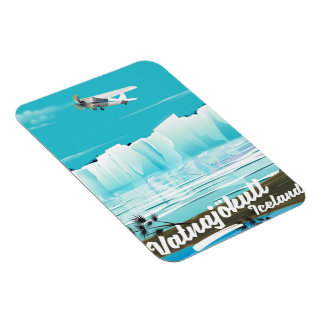 Imán Afiche de viaje de Vatnajökull