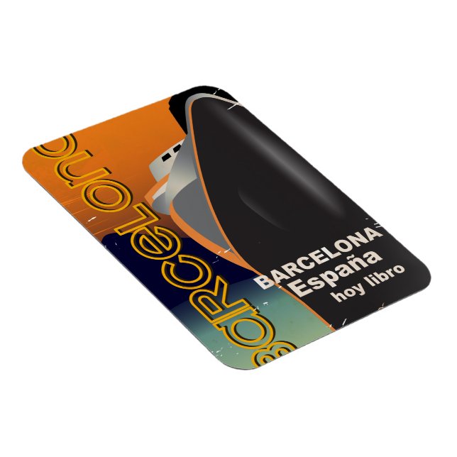 Imán Afiche de viaje del buque de crucero barato de Bar (Lado Derecho)