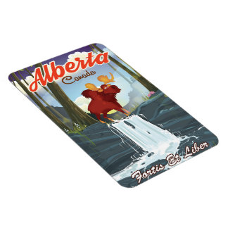 Imán Afiche de viaje del personalizado de Canadá de Alb