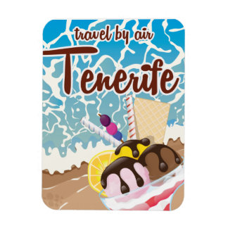 Imán Afiche de viaje del personalizado de helados de Te