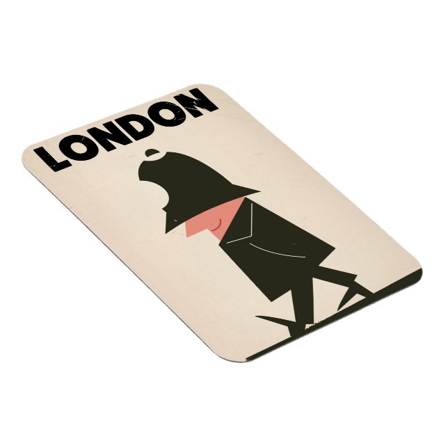 Imán Afiche de viaje del policía de Londres (Lado Derecho)