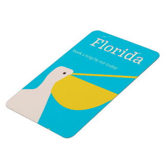 Imán Afiche de viaje por Florida