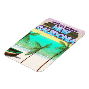 Imán Afiche de viaje "Viaje a la aventura" de Nueva Cal