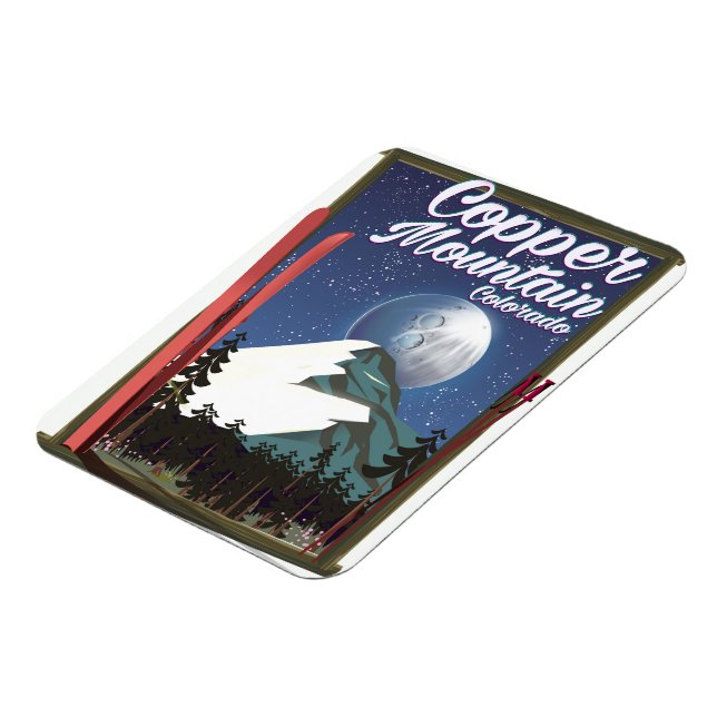 Imán Afiche de viajes de Colorado (Lado Izquierdo)