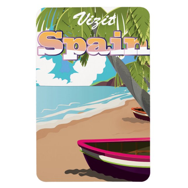 Imán Afiche de Visitar España Viaje (Vertical)