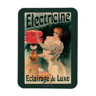 Imán Afiche promocional de electricidadFrancia