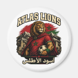 Imán Aficionado de los Leones del Atlas de Marruecos