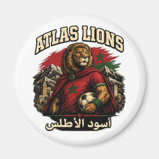 Imán Aficionado de los Leones del Atlas de Marruecos |