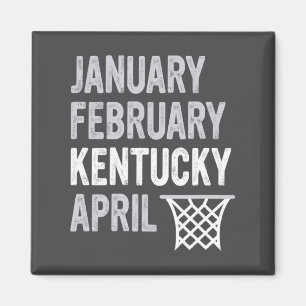 Imán Aficionado del baloncesto enero febrero Kentucky a