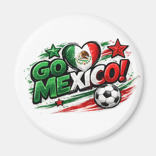 Imán Aficionado del Fútbol GO MÉXICO   Orgullo Mexicano