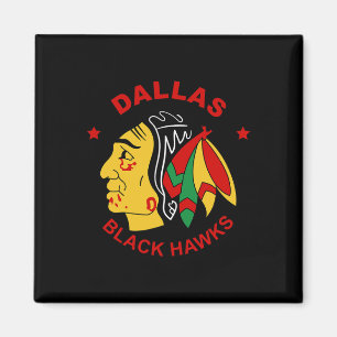 Imán Aficionado vintage de hockey de Dallas Black Hawks