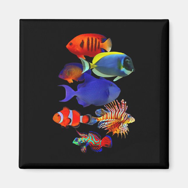 Imán Aficionados del Tanque de Peces de Arrecife de Agu (Frente)