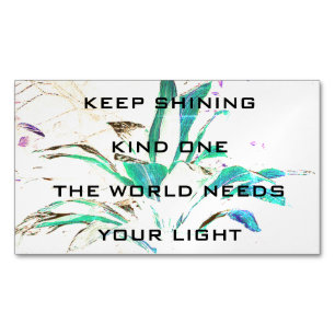 Imán Afirmación Positiva de Nevera de Tarjeta de N