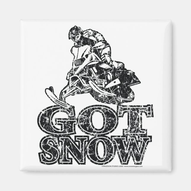 Imán Afligido por Nieve (Frente)