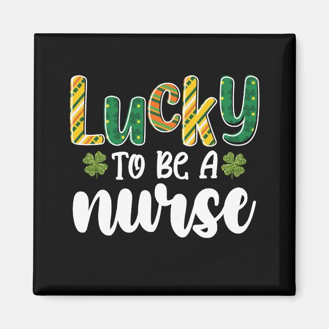 Imán Afortunadamente para ser enfermera el día de San P (Frente)