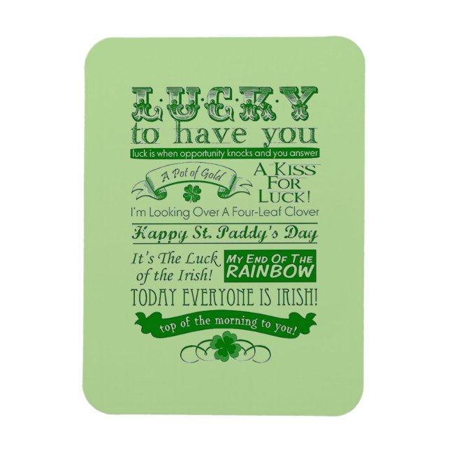 Imán Afortunado De Tenerte (Vertical)