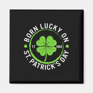Imán Afortunado Nacido En El Día De San Patricio 17 De 