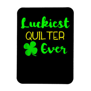 Imán Afortunados Quilter Ever Patricks Day Irlandés