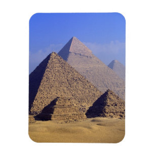 Imán África, Egipto, El Cairo, Giza. Grandes pirámides