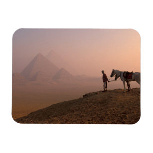 Imán África, Egipto, El Cairo, Giza, pirámides de Giza