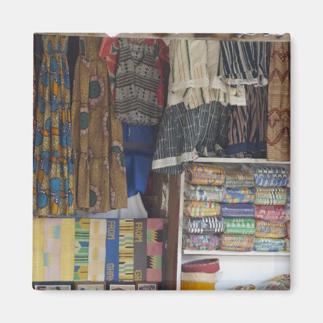Imán África, Ghana, Accra. Accra Textiles y artesanías (Frente)