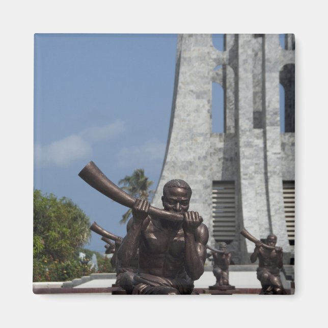 Imán África, Ghana, Acra. Mausoleo de Nkrumah, final 2 (Frente)