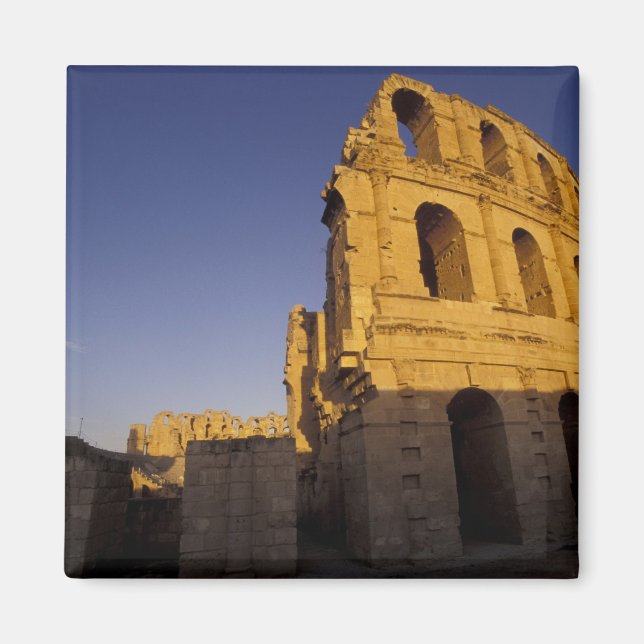 Imán África, Túnez, El Jem. Ruinas de un romano (Frente)