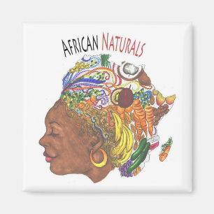 Imán africano de los productos naturales