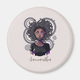 Imán Afro mujer mágica