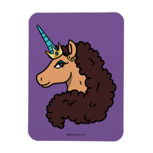 Imán Afro Unicornio   Divino