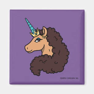 Imán Afro Unicornio   Divino