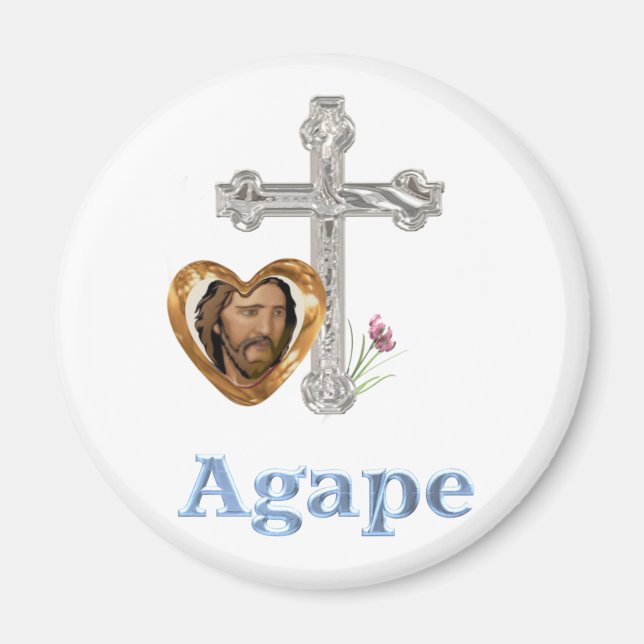 Imán Agape Love Christian (Frente)