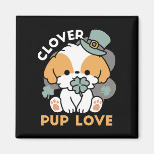 Imán Agarre afortunado con Clover - Regalo del Día de S