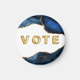Imán Agate Sapphire with Gold Veins Vote