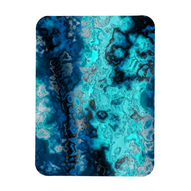 Imán Agato azul (Vertical)
