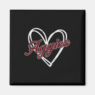 Imán Agencias personalizadas retro-corazón hombres muje