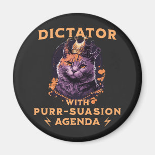 Imán Agenda de la persuasión Gracioso Rey Gato