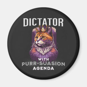 Imán Agenda de Purrsuasión Cita Divertida de Gato