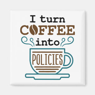 Imán Agente De Seguros I Convertir El Café En Polític