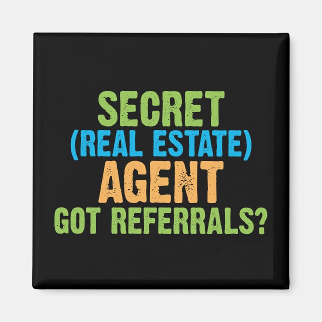 Imán Agente Inmobiliario Realtor de Agente Inmobiliario (Frente)