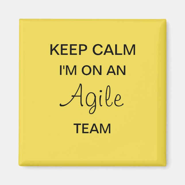 Imán Agile Scrum Magnet (Frente)