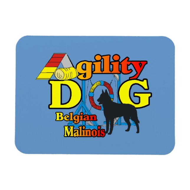 Imán Agilidad belga de Malinois (Horizontal)