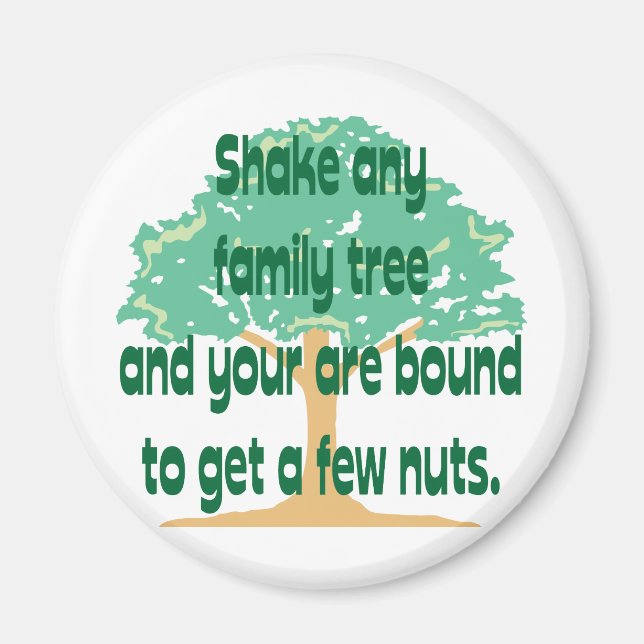 Imán Agitar cualquier árbol familiar (Frente)