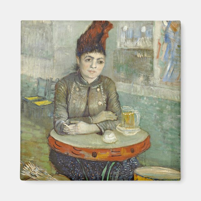 Imán Agostina Segatori en Cafe du Tambourin de Van Gogh (Frente)
