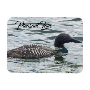 Imán Agradable lago Loon Magnet