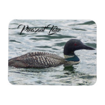 Agradable Lake Loon Magnet