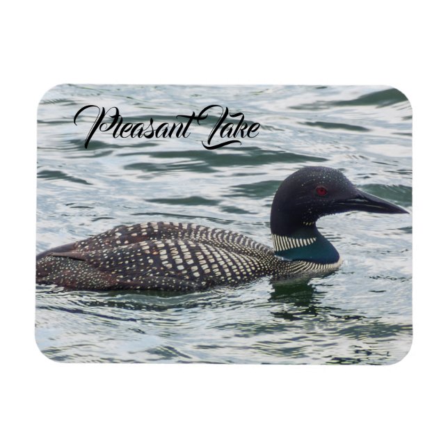 Imán Agradable Lake Loon Magnet (Horizontal)